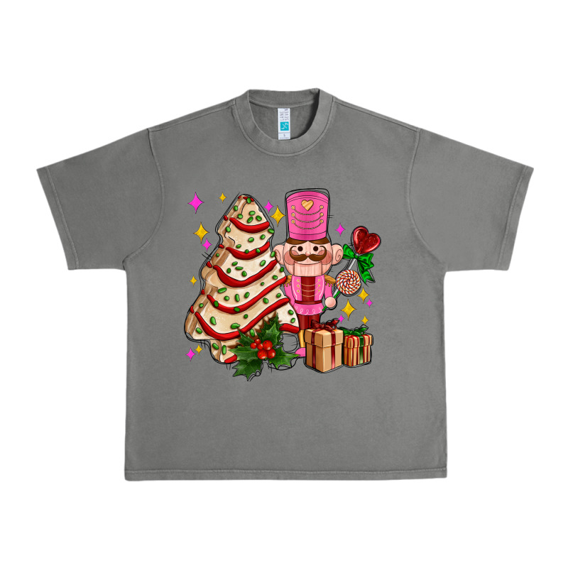 Christmas Tree Cake And Nutcracker With Gifts Ado Urban Heavy Tee by AdoDesignShop | Teevron