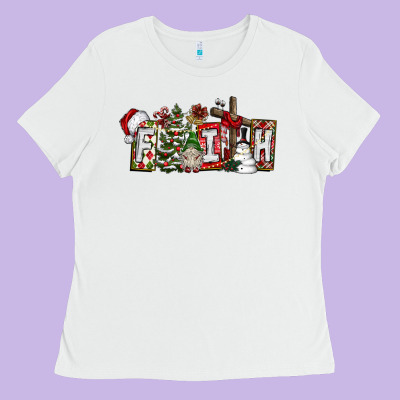 Faith Ladies Tee Designed By Cowhidedigitalart