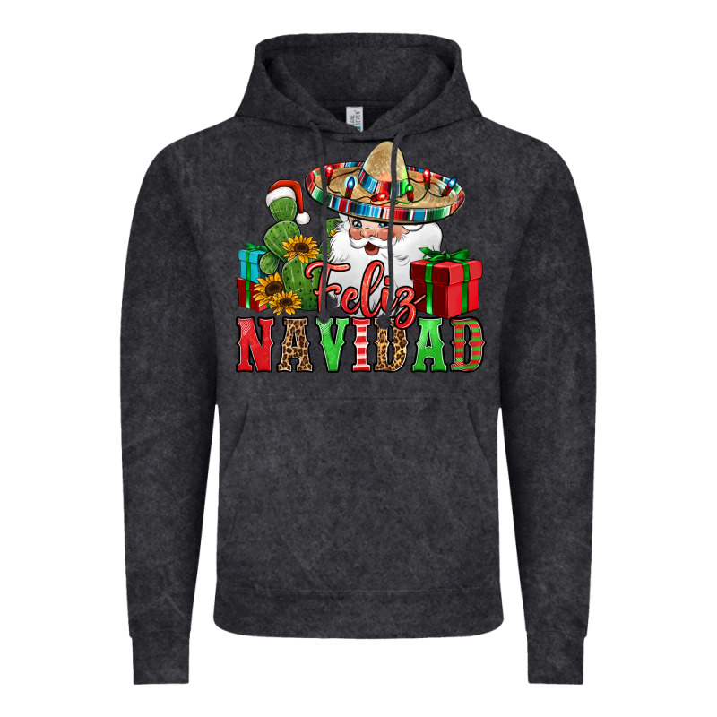 Feliz Navidad Spanish Christmas Vintage Hoodie by Jasminsmagicworld | Teevron
