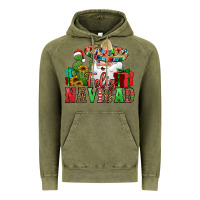 Vintage Olive feliz navidad Spanish Christmas Vintage Hoodie - Jasminsmagicworld