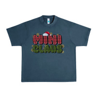 Midnight Navy mini claus Urban Heavy Tee - MaliasSmallBusiness