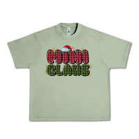 Oil Green mini claus Urban Heavy Tee - MaliasSmallBusiness