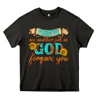 Asphalt forgive one another just as god forgave you Heavy Core Tee - HRA Design Shop
