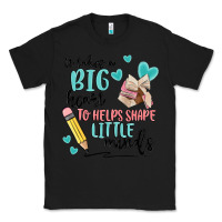 Black it takes a big hearts to helps shape little minds Classic Tee - MaliasSmallBusiness
