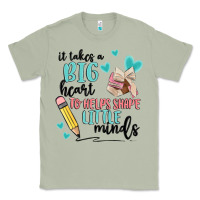 Matcha it takes a big hearts to helps shape little minds Classic Tee - MaliasSmallBusiness