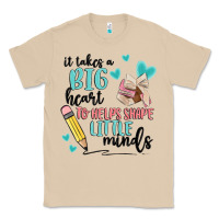 Mushroom it takes a big hearts to helps shape little minds Classic Tee - MaliasSmallBusiness