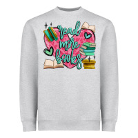 Heather Grey read more books Heavyweight Sweatshirt - MaliasSmallBusiness