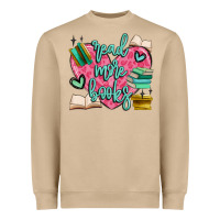 Mushroom read more books Heavyweight Sweatshirt - MaliasSmallBusiness