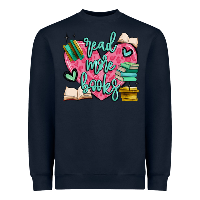 Read More Books Heavyweight Sweatshirt by MaliasSmallBusiness | Teevron