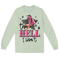 Matcha the hell i wont cowgirl Long Sleeve Tee - MaliasSmallBusiness