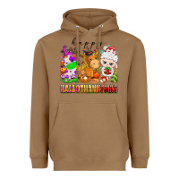 Toasted Coconut happy hallothanksmas farm animals Heavyweight Hoodie - texasbilliewilder