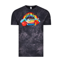 Cloud Black back to school hello third grade 3200x2400 Vintage Tee - AdoDesignShop