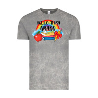 Cloud Rock back to school hello third grade 3200x2400 Vintage Tee - AdoDesignShop