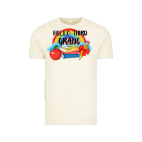Back To School Hello Third Grade 3200x2400 Vintage Tee | Teevron