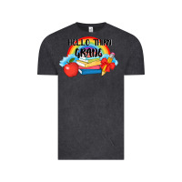 Vintage Black back to school hello third grade 3200x2400 Vintage Tee - AdoDesignShop