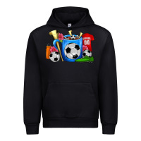Black Soccer Coffee Mug Urban Hoodie - FaDigitalArtStudio