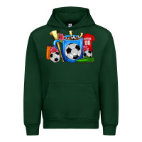 Forest Green Soccer Coffee Mug Urban Hoodie - FaDigitalArtStudio