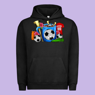 Soccer Coffee Mug Urban Hoodie Designed By Fadigitalartstudio