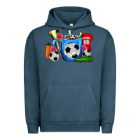 Pigment Midnight Navy Soccer Coffee Mug Urban Hoodie - FaDigitalArtStudio