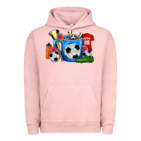 Pigment Salmon Soccer Coffee Mug Urban Hoodie - FaDigitalArtStudio