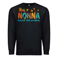Black This nonna loves her little pumpkins Premium Sweatshirt - texasbilliewilder