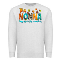 Oatmeal Heather This nonna loves her little pumpkins Premium Sweatshirt - texasbilliewilder