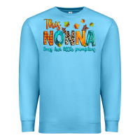 Ocean Blue This nonna loves her little pumpkins Premium Sweatshirt - texasbilliewilder