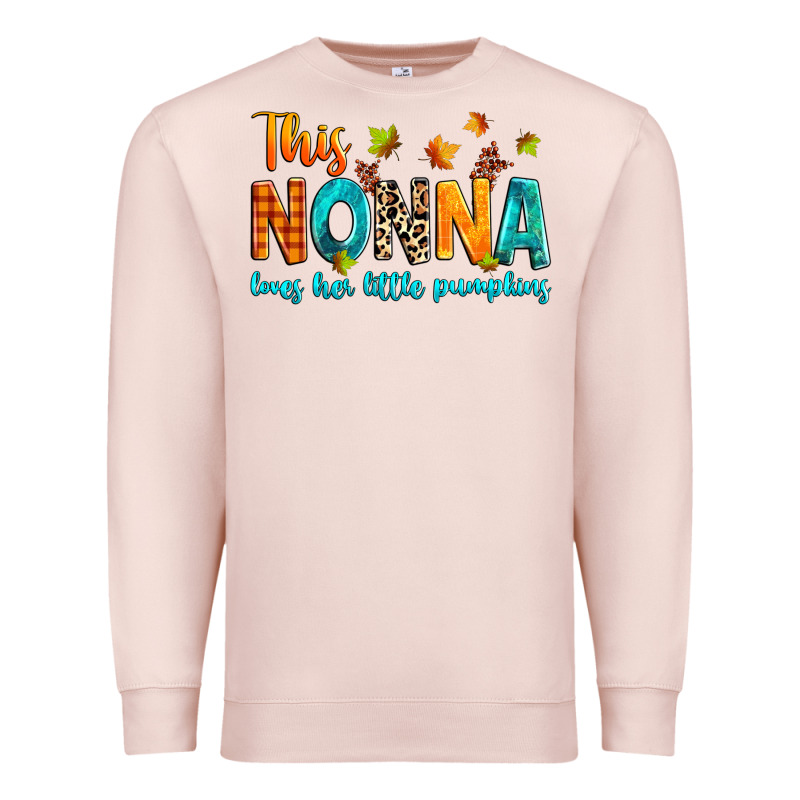 This Nonna Loves Her Little Pumpkins Premium Sweatshirt by texasbilliewilder | Teevron