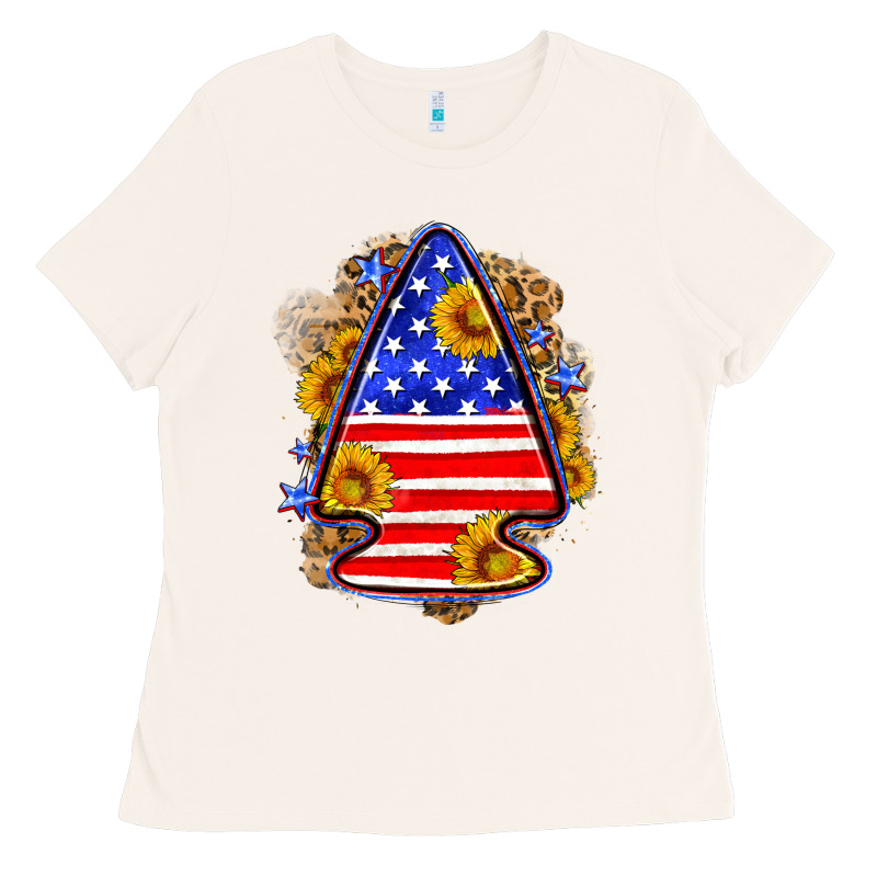 American Flag Arrowhead Ladies Tee by Neo Western | Teevron