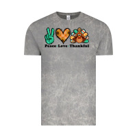Peace Love Thankful Turkey Vintage Tee | Teevron