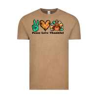 Vintage Coffee peace love thankful turkey Vintage Tee - Jasminsmagicworld