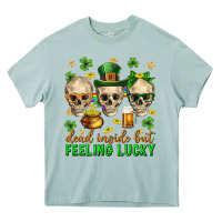 Arona Dead inside but feeling lucky st. patricks day Heavy Core Tee - Neo Western