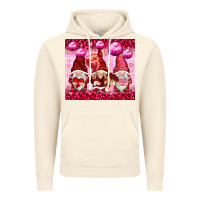 Vintage Artic valentines gnomies with leopard Vintage Hoodie - NancyCooperArtShop