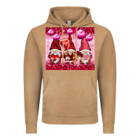 Vintage Camel valentines gnomies with leopard Vintage Hoodie - NancyCooperArtShop