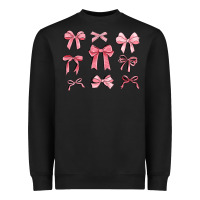 Black pink ribbons Heavyweight Sweatshirt - MaliasSmallBusiness