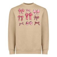 Mushroom pink ribbons Heavyweight Sweatshirt - MaliasSmallBusiness