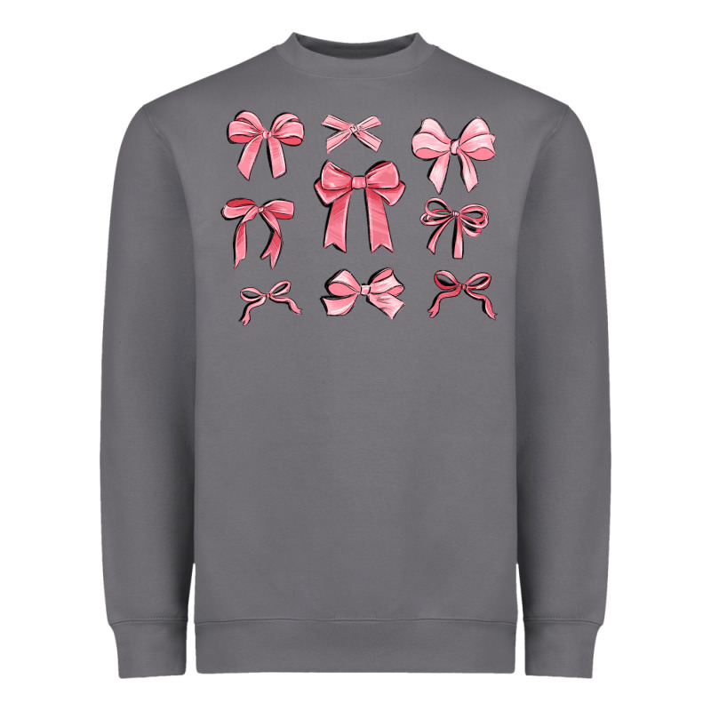 Pink Ribbons Heavyweight Sweatshirt by MaliasSmallBusiness | Teevron