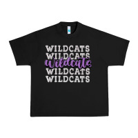 Black wildcats football Urban Heavy Tee - MaliasSmallBusiness