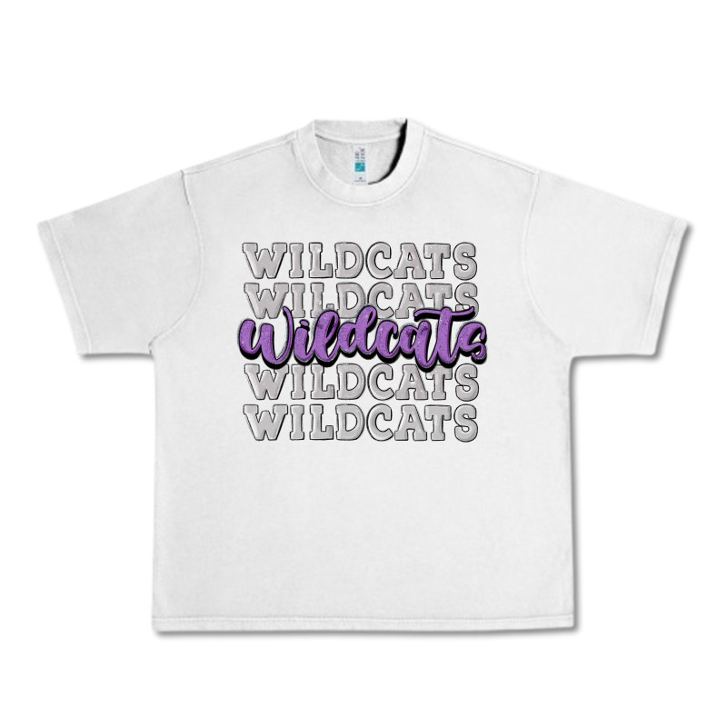 Wildcats Football Urban Heavy Tee by MaliasSmallBusiness | Teevron