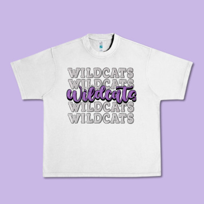 Wildcats Football Urban Heavy Tee Designed By Maliassmallbusiness