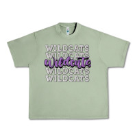 Oil Green wildcats football Urban Heavy Tee - MaliasSmallBusiness