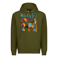 Army Green ready to rock 2nd grade Premium Hoodie - JahusDesignShop