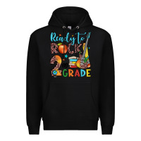 Black ready to rock 2nd grade Premium Hoodie - JahusDesignShop