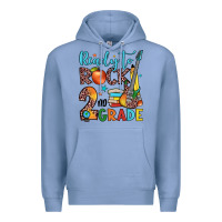 Colony Blue ready to rock 2nd grade Premium Hoodie - JahusDesignShop