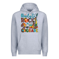 Heather Grey ready to rock 2nd grade Premium Hoodie - JahusDesignShop