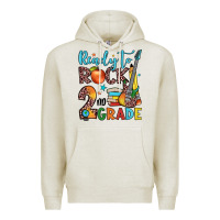 Oatmeal Heather ready to rock 2nd grade Premium Hoodie - JahusDesignShop