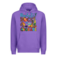 Purple ready to rock 2nd grade Premium Hoodie - JahusDesignShop