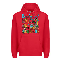 Red ready to rock 2nd grade Premium Hoodie - JahusDesignShop