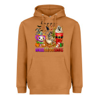 Meerkat happy hallothanksmas skeleton coffee cups Heavyweight Hoodie - texasbilliewilder
