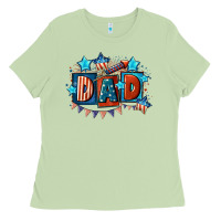 Matcha American Dad  4th of july Ladies Tee - CowGirlArtShop